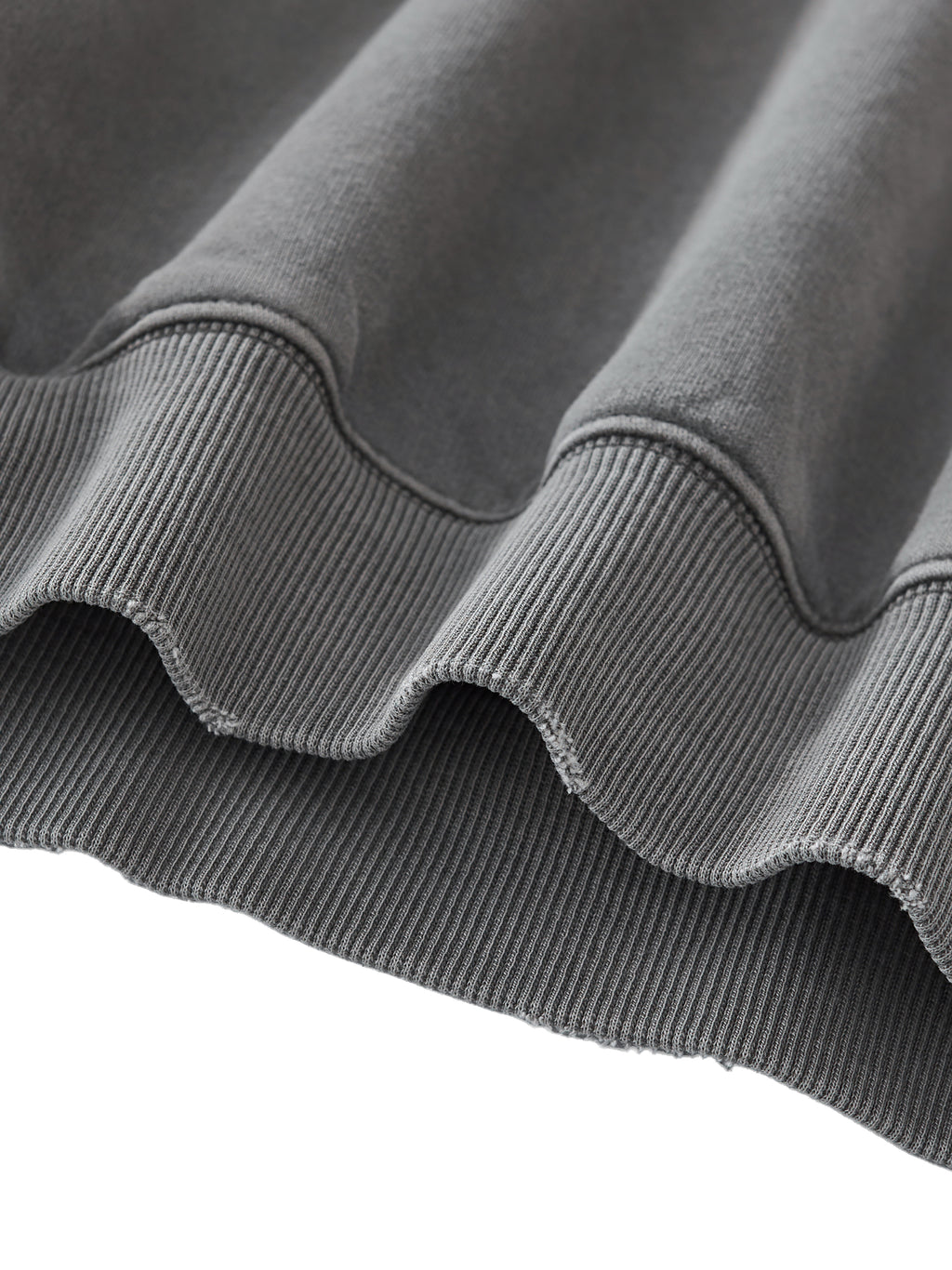 Frayed Enzyme Washed Fleece Hoodie