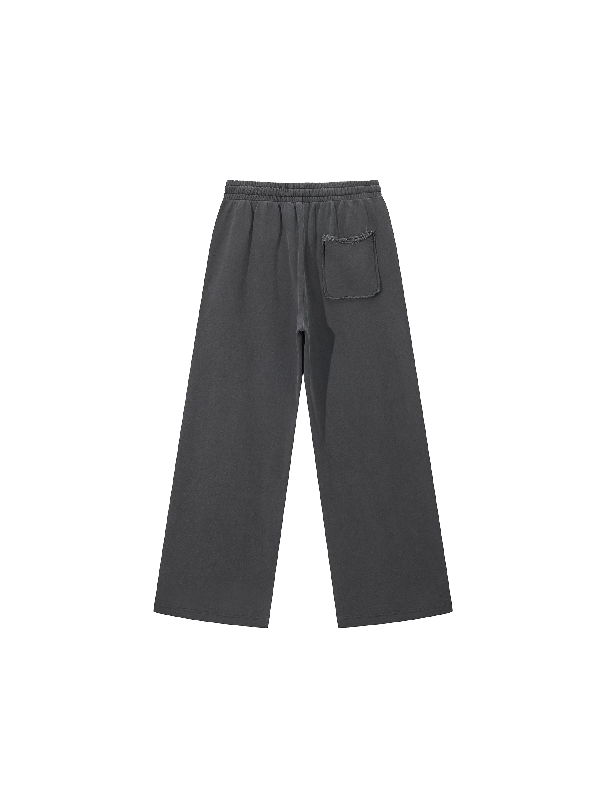 Snow Washed Raw Edge Sweatpants