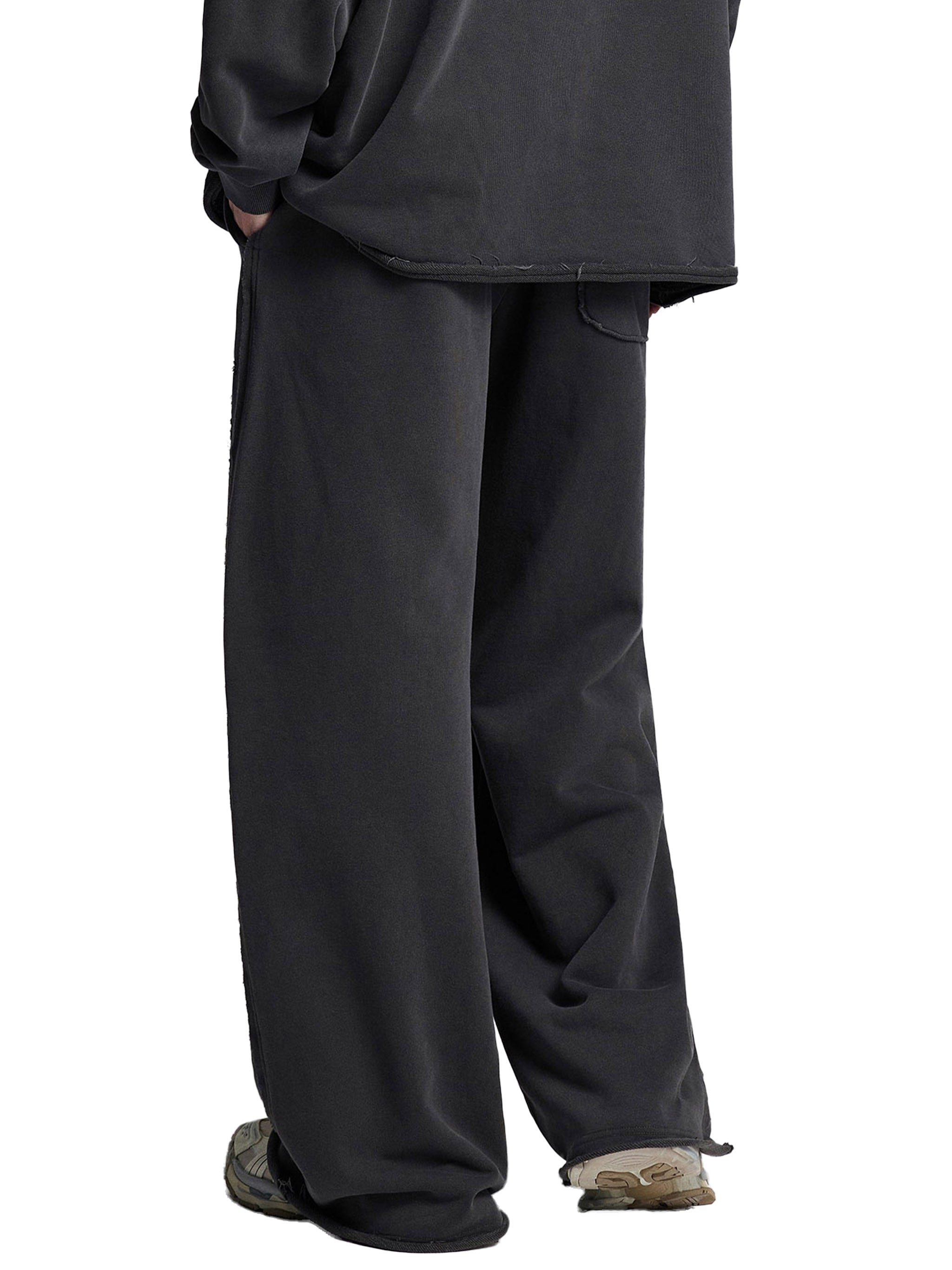 Snow Washed Raw Edge Sweatpants