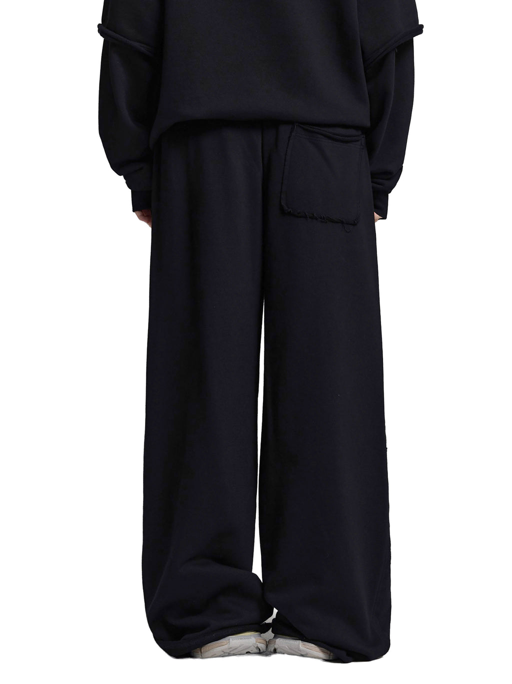 Snow Washed Raw Edge Sweatpants